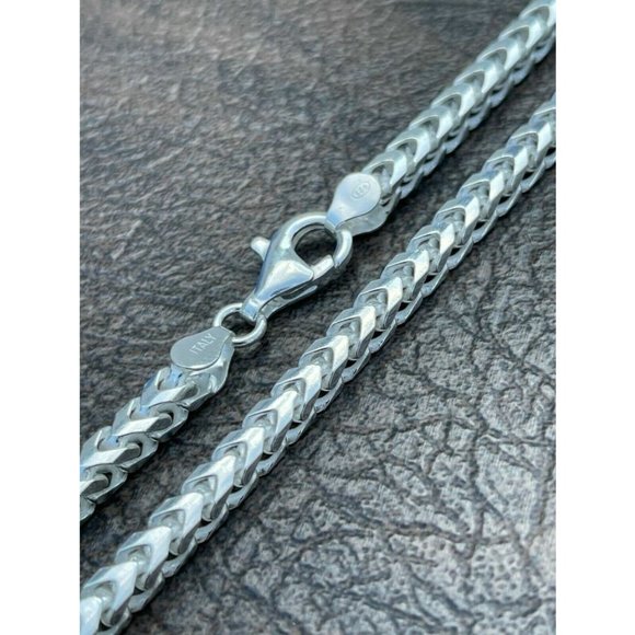 HarlemBling 925 Sterling Silver Mens Necklace